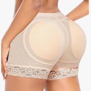 NWOT Butt Lifiting Padded Booty Enhancer Boyshorts Underwear Shapewear Panty